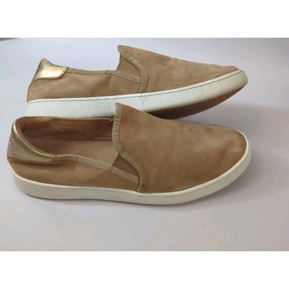 UGG Womens Size 10 Tan Suede Slip-On Sneakers Comfort Casual Flats Shoes EU 41 - Picture 3 of 7